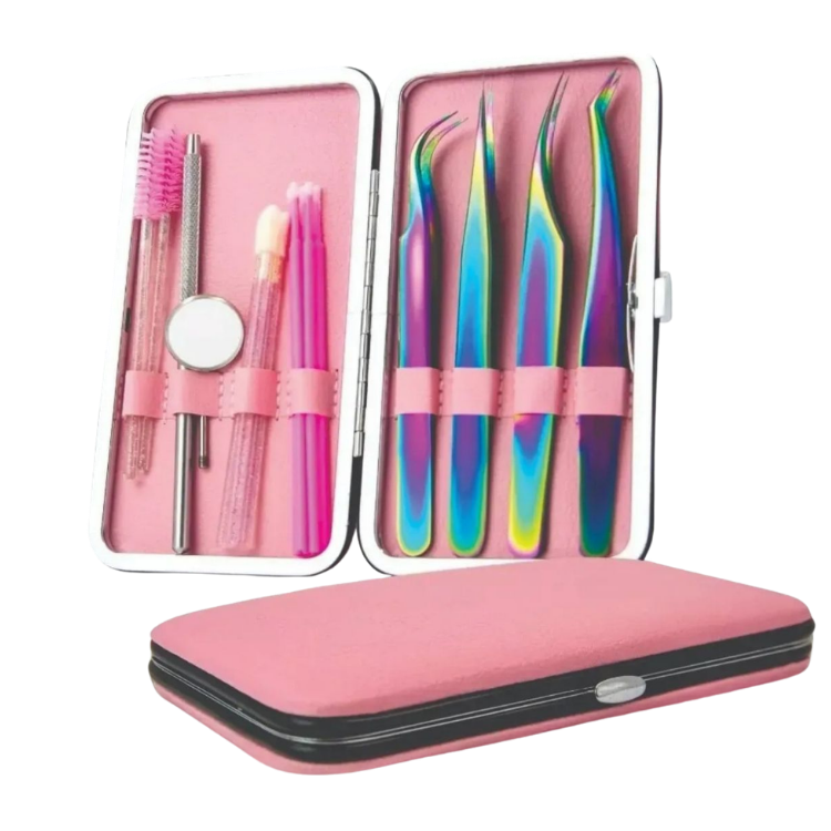 Case Estojo Porta Pinças Extensão De Cílios E Sobrancelhas (Modelo A)