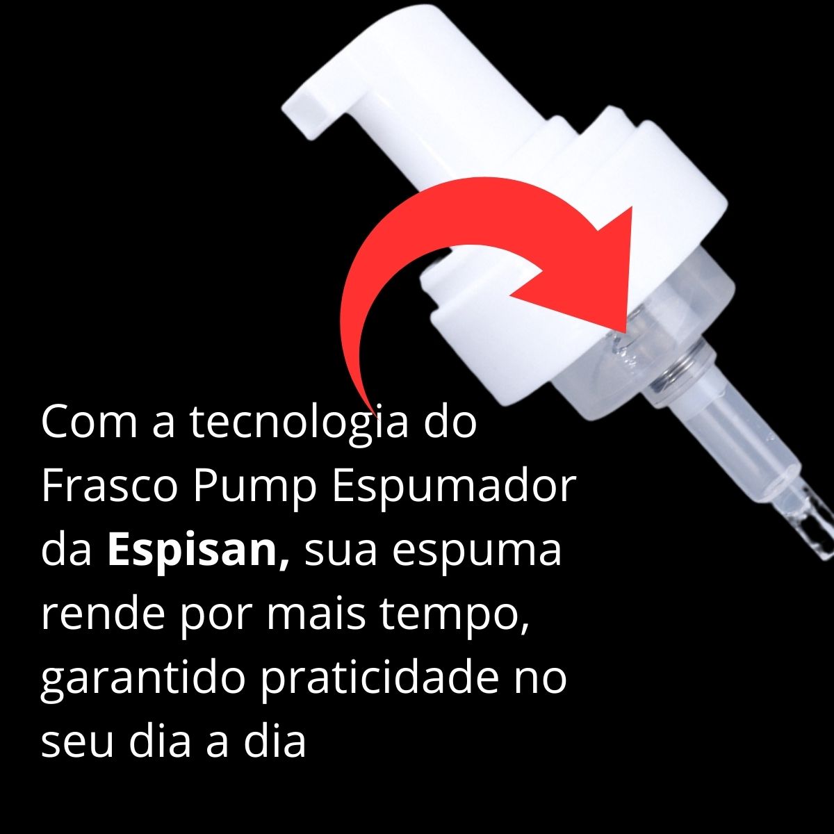 Pump Espumador P/ Extensão De Cílios Frasco 100ml - Imagem 11