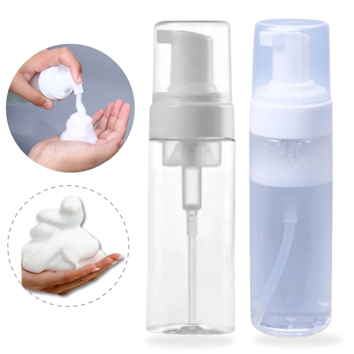 Pump Espumador P/ Extensão De Cílios Frasco 100ml - Imagem 12