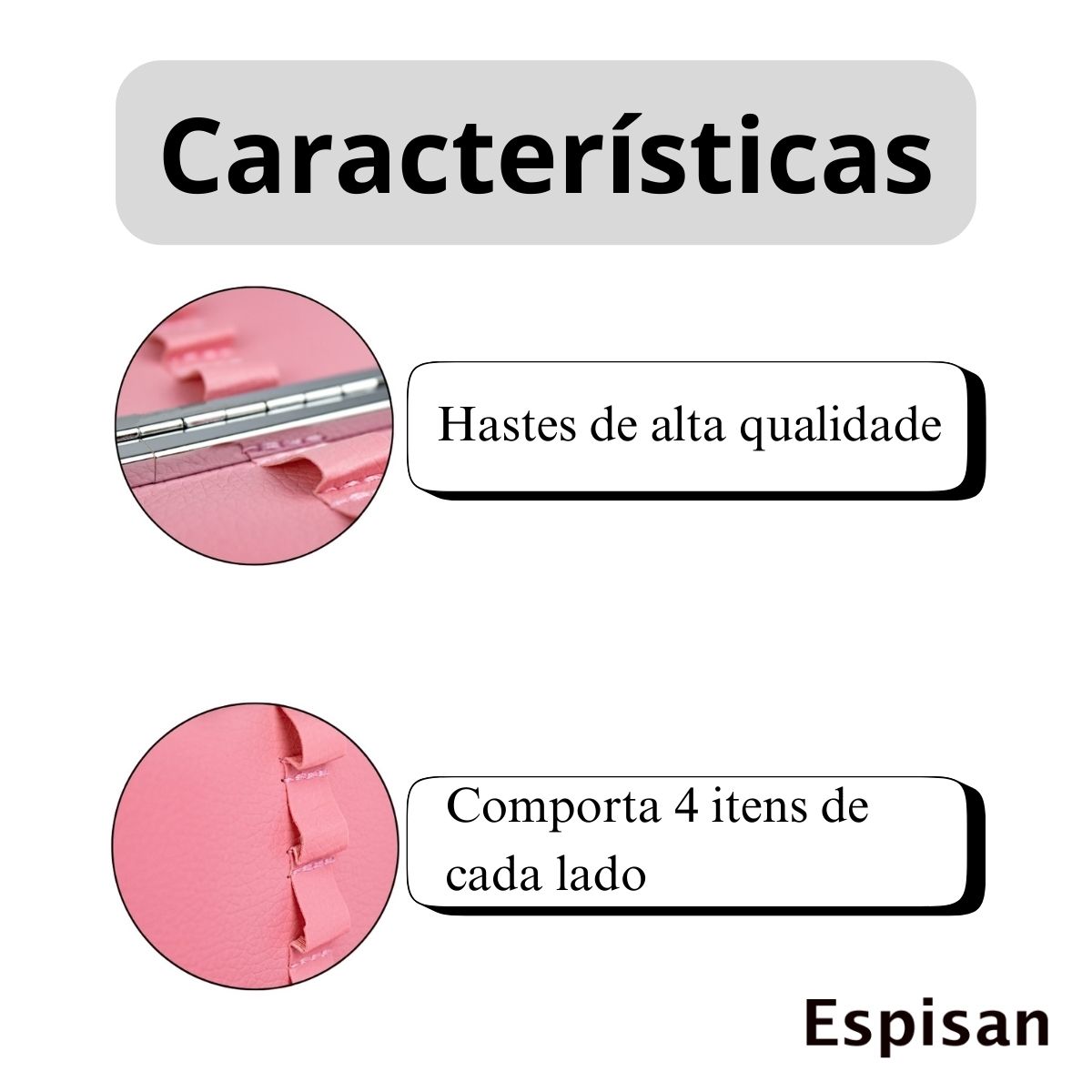 Case Estojo Porta Pinças Extensão De Cílios E Sobrancelhas (Modelo A) - Imagem 2