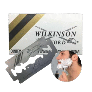 Lâmina Wilkinson Barbear Aço - 1 Caixa C/ 3 Unidades